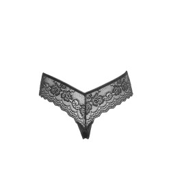 String en dentelle florale noire - R2322218