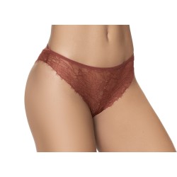 string couleur terracotta en dentelle sexy de la marque mapalé en chez cl.diffusion