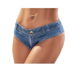  en lingerie sexy mapalé avec ce short imitation jean pour sublimer votre silhouette.