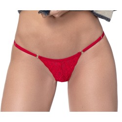  en string dentelle rouge de la marque mapalé, string sexy et minimaliste