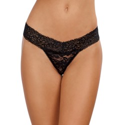 String brésilien noir dentelle - DG1376BLK