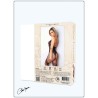 Bodystocking noir avec laçage croisé sur la poitrine - Le Numéro 18 - Collection Bodystocking - CM99018