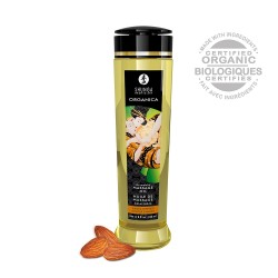  shunga : huile massage bio amande aphrodisiaque