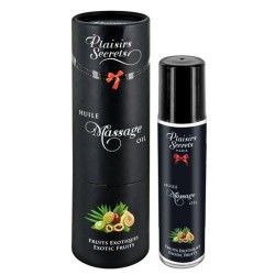  plaisirs secrets : huile de massage fruits exotiques