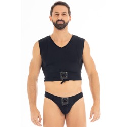 vshirt sexy noir pour homme de la marque lookme, lingerie fun homme.