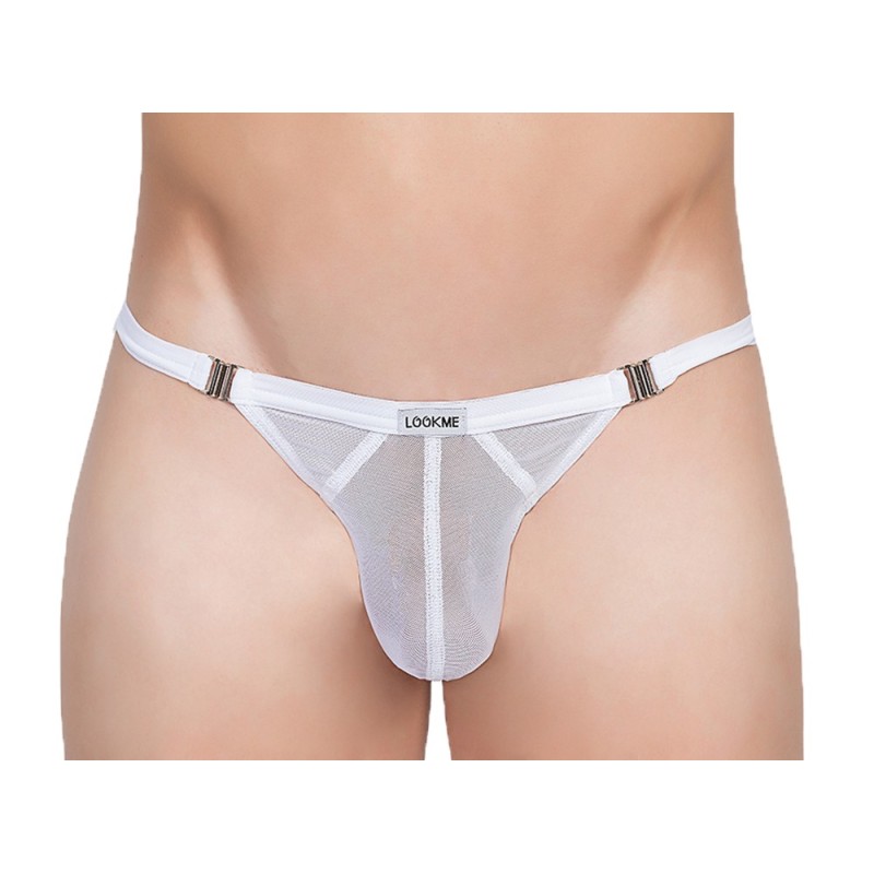 Stripper string blanc Malibu 2 - LM92-58WHT