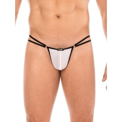 string homme de la collection lookme, avec multiples lanières et anneaux chez votre en .