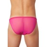 Tanga fine résille rose - LM92-61MAG