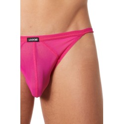 Tanga fine résille rose - LM92-61MAG