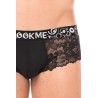 Mini-Pant noir en dentelle délicate - LM2006-68BLK