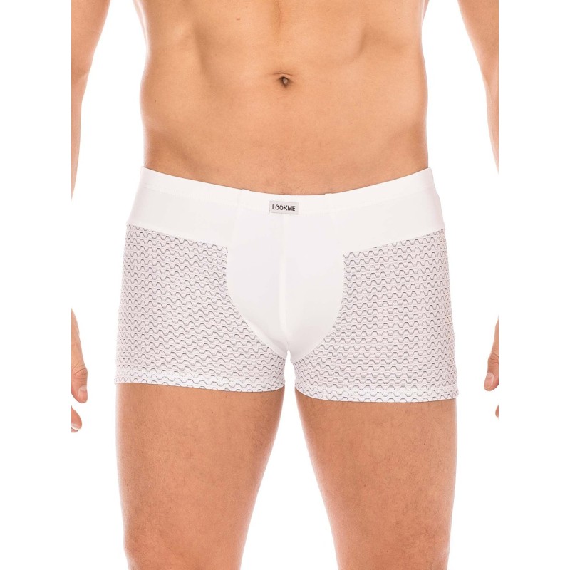 Boxer blanc Curves - LM2104-67WHT