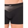 Boxer noir simili cuir brillant - LM2001-67BLK