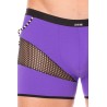 Boxer violet  filet et corde - LM2004-67PUR