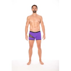 Boxer violet  filet et corde - LM2004-67PUR