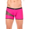 Boxer magenta filet et corde - LM2004-67MAG